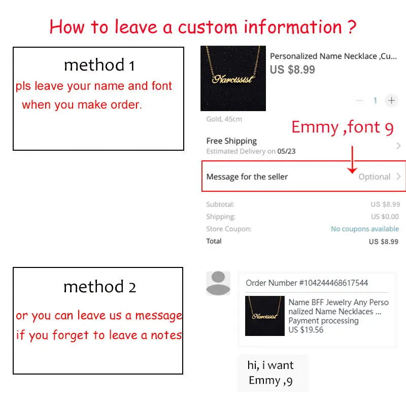 DIY custom products love necklace women FLIPSTYLEZLLC