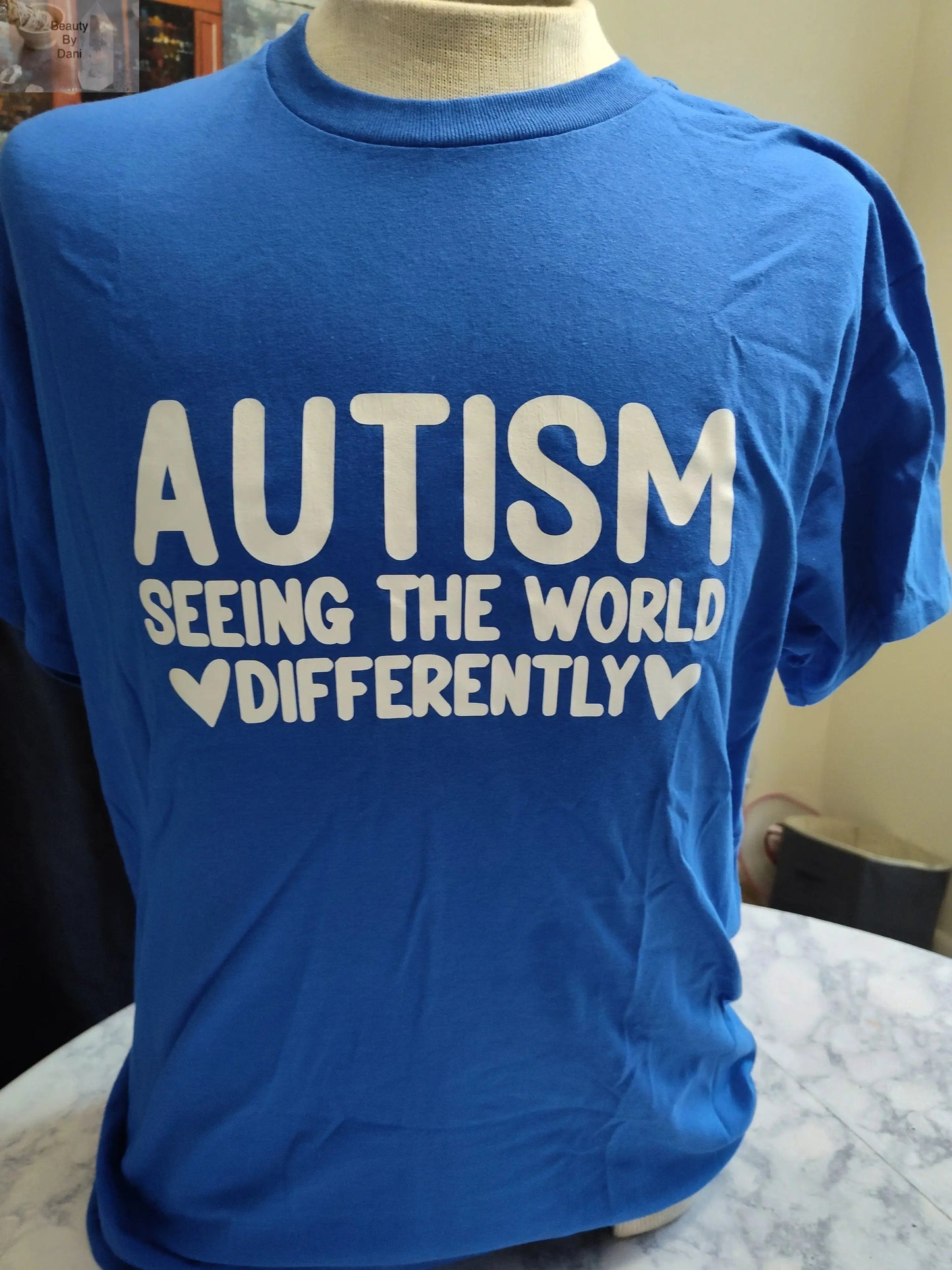 Autism Awareness Cotton T-Shirt Beauty by Dani