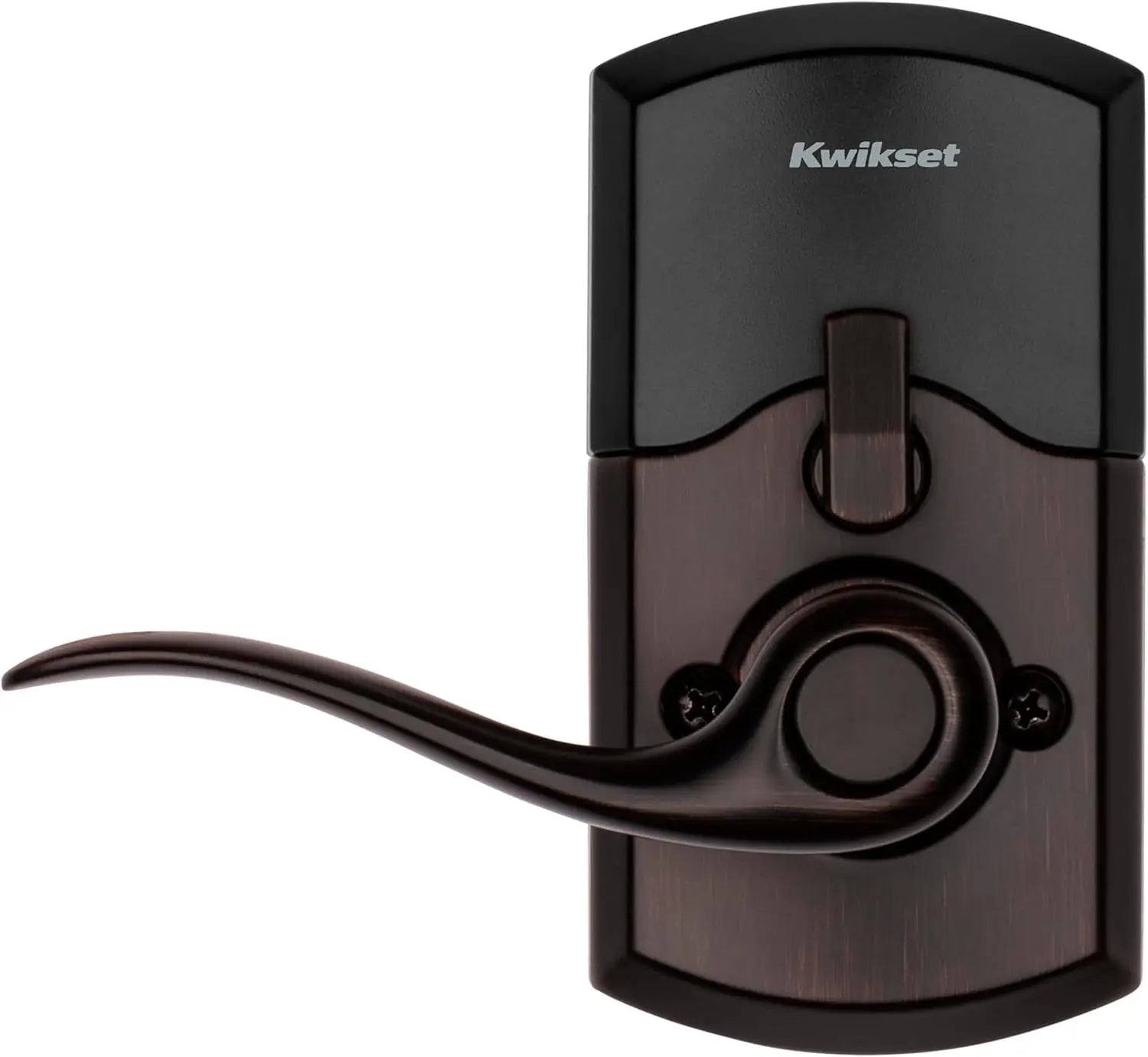 Kwikset Smartcode 917 Keypad Keyless Entry Traditional Residential Electronic Lever Deadbolt Alternative with Tustin Door Lever and Smartkey Security, Venetian Bronze