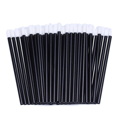 200 Pieces Disposable Lip Wands, Lip Brushes, Lipstick & Gloss Applicators Lint Free Makeup Applicator Brush Beauty Tool