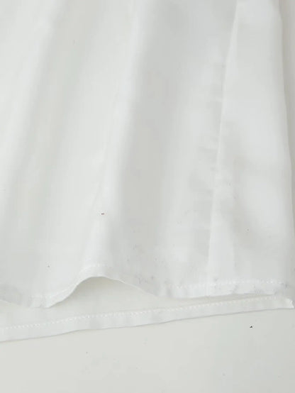 Women Clothing Products Back Decorative Satin Sling Dress Wanita Store
