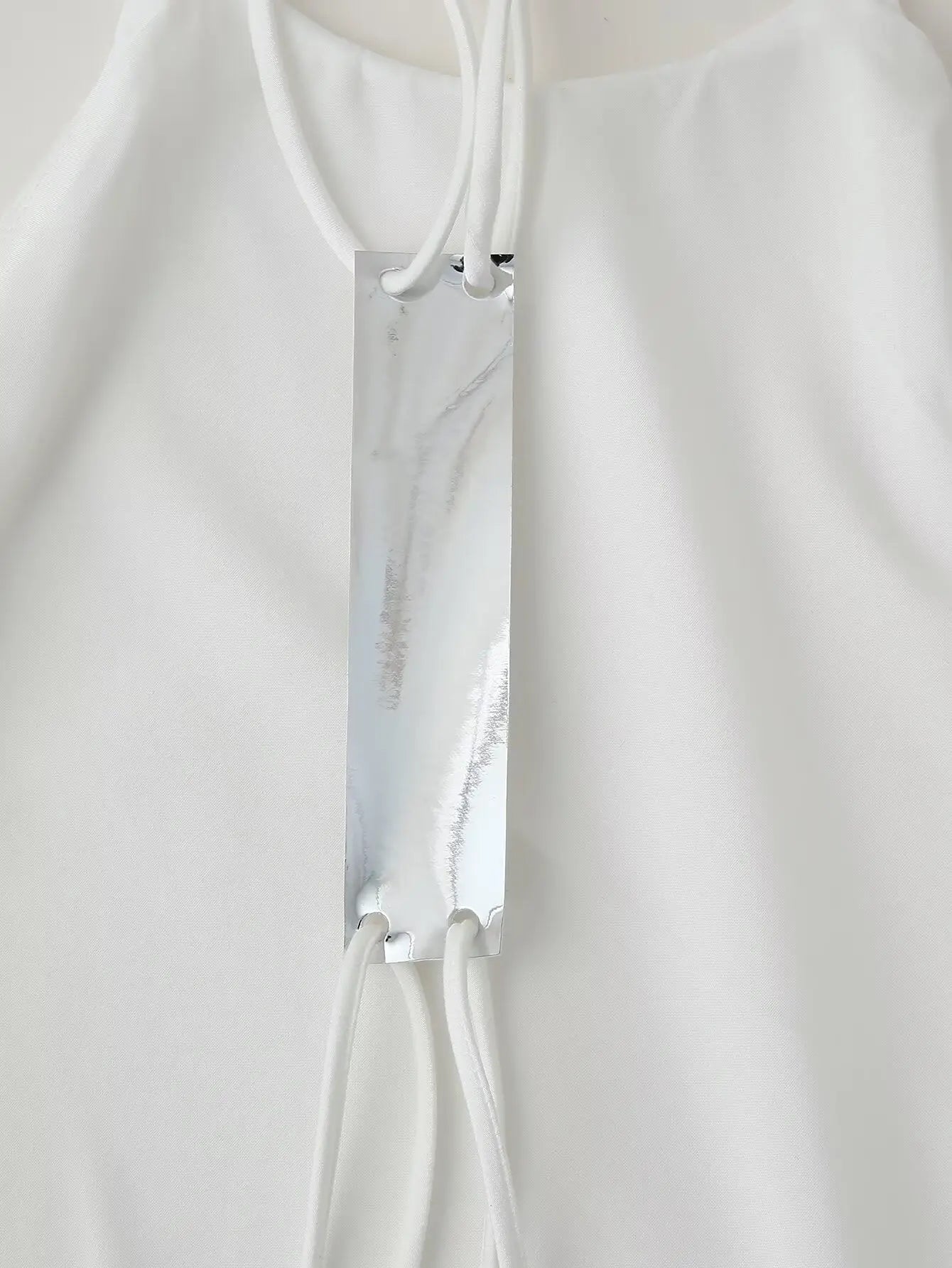 Women Clothing Products Back Decorative Satin Sling Dress Wanita Store