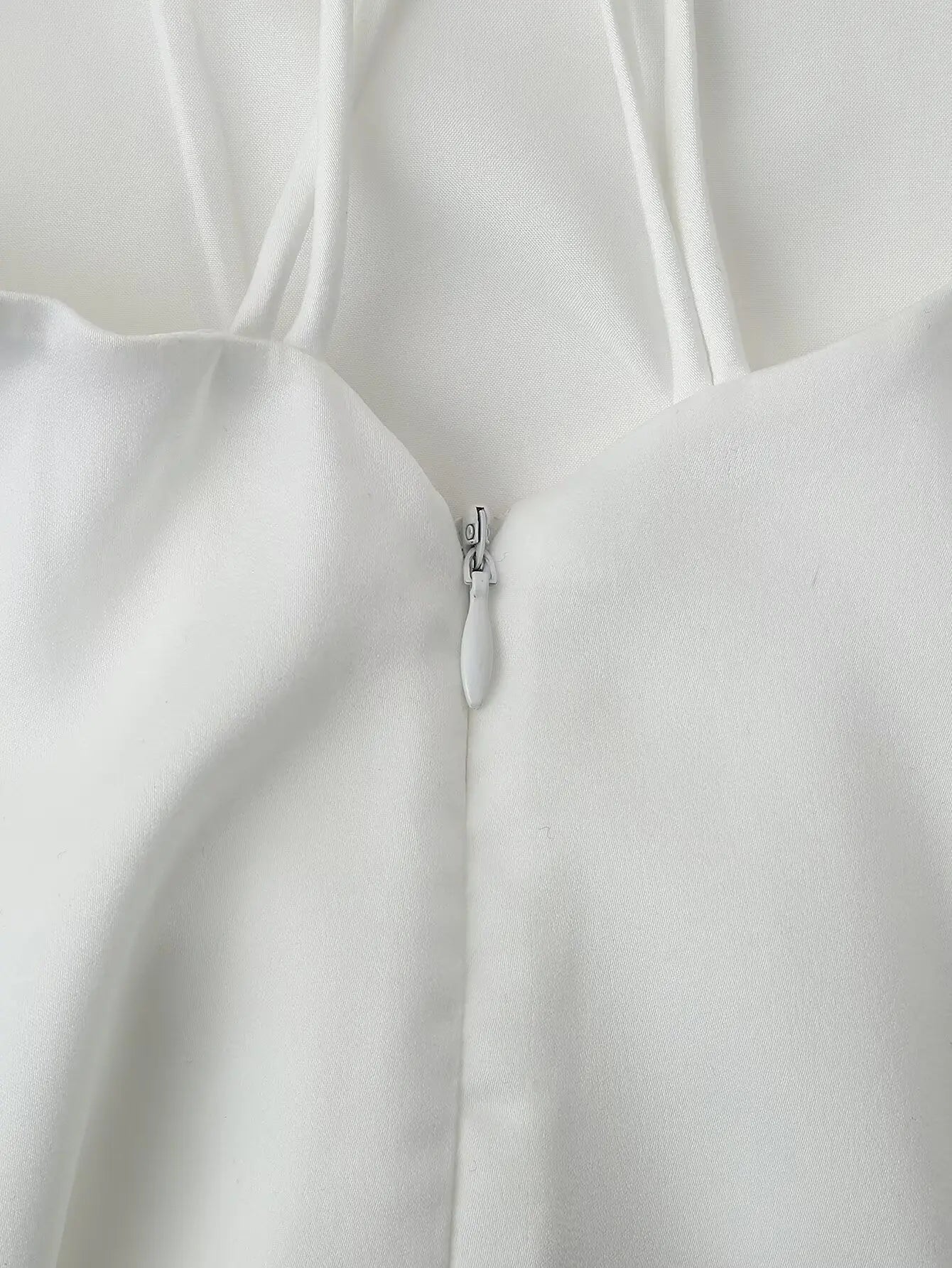 Women Clothing Products Back Decorative Satin Sling Dress Wanita Store