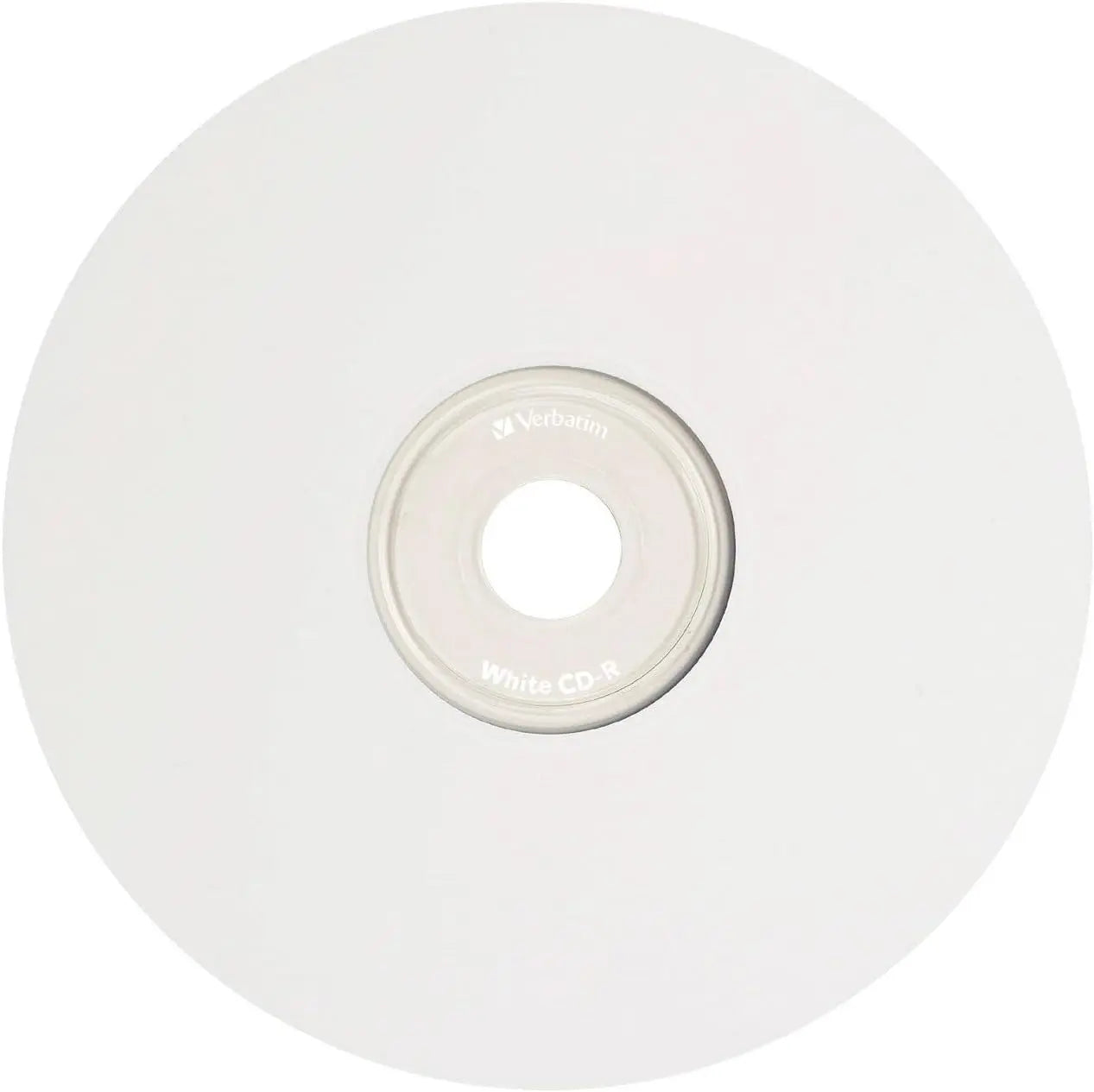 CD-R Blank Discs 700MB 80 Minutes 52X Recordable Disc for Data and Music with Blank White Surface - 100 Pack Spindle