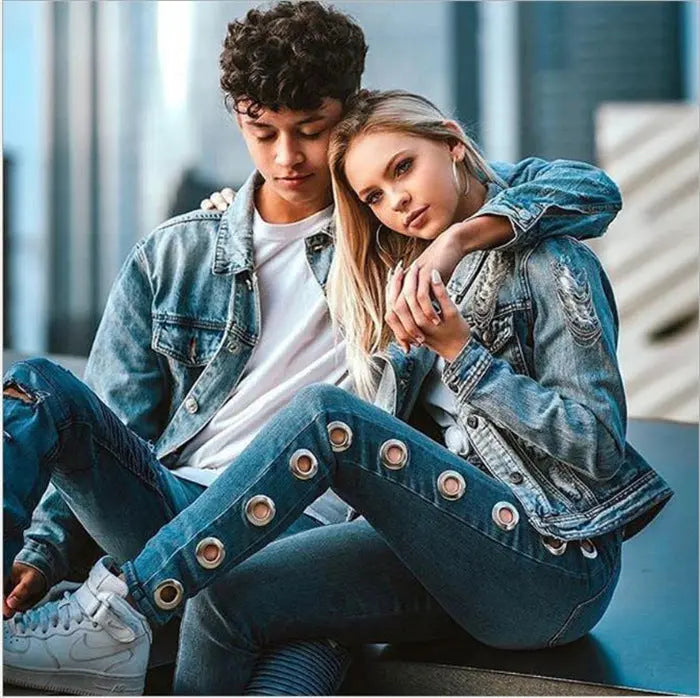 Fashion Tight Hoop Jeans For Women FLIPSTYLEZLLC