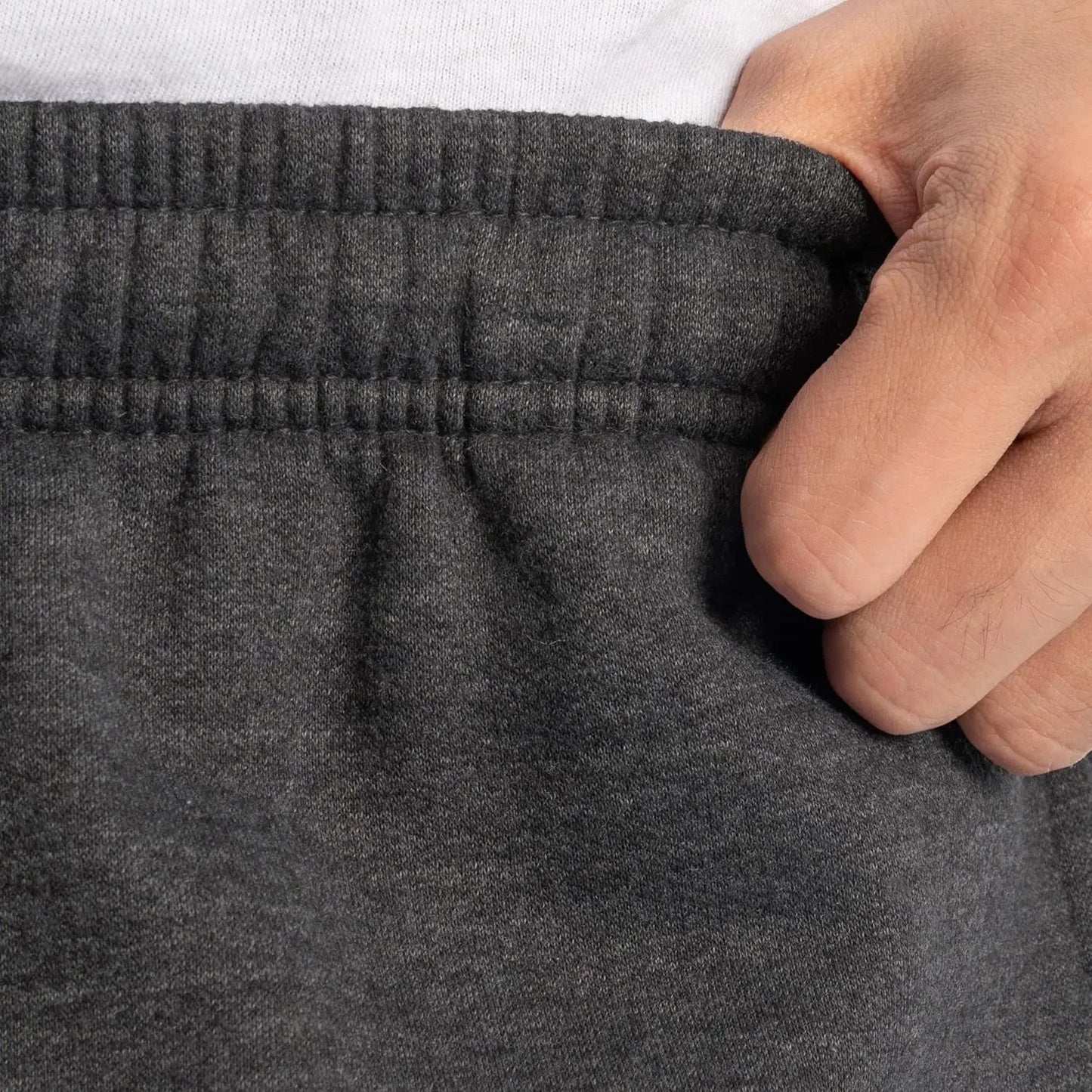 Eversoft Fleece Elastic Bottom Sweatpants with Pockets, Relaxed Fit, Moisture Wicking, Breathable