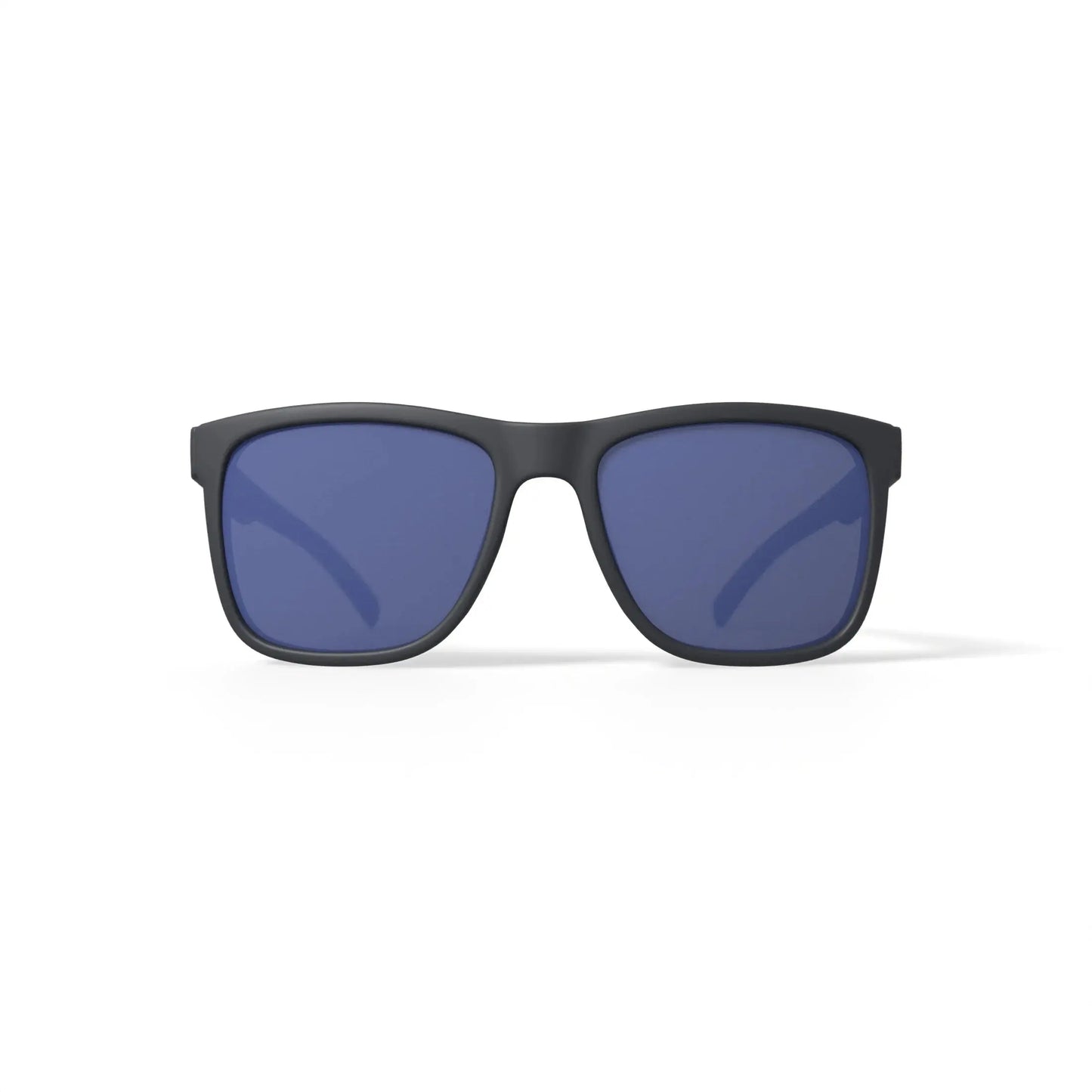 Men'S Rx'Able Sport Polarized Sunglasses, HSM3007P Peak, Matte Black/Blue, 56-17-135, with Case