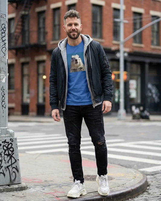 Frazzled and Surprised, Wildlife Clothing, Eco-Friendly Fashion, Moss Apparel, Unisex T-Shirt Moss Apparel