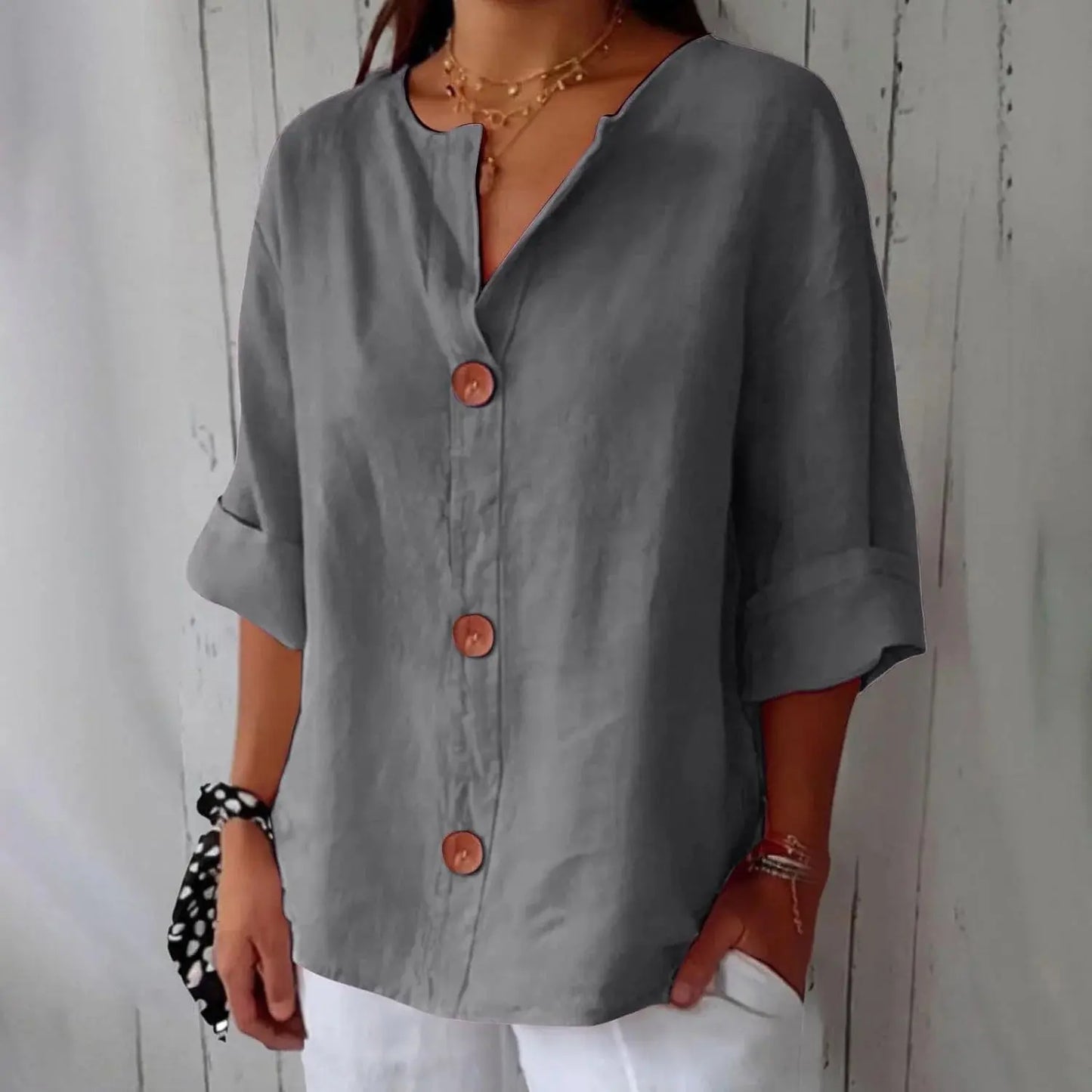 Clara - Løs Bluse