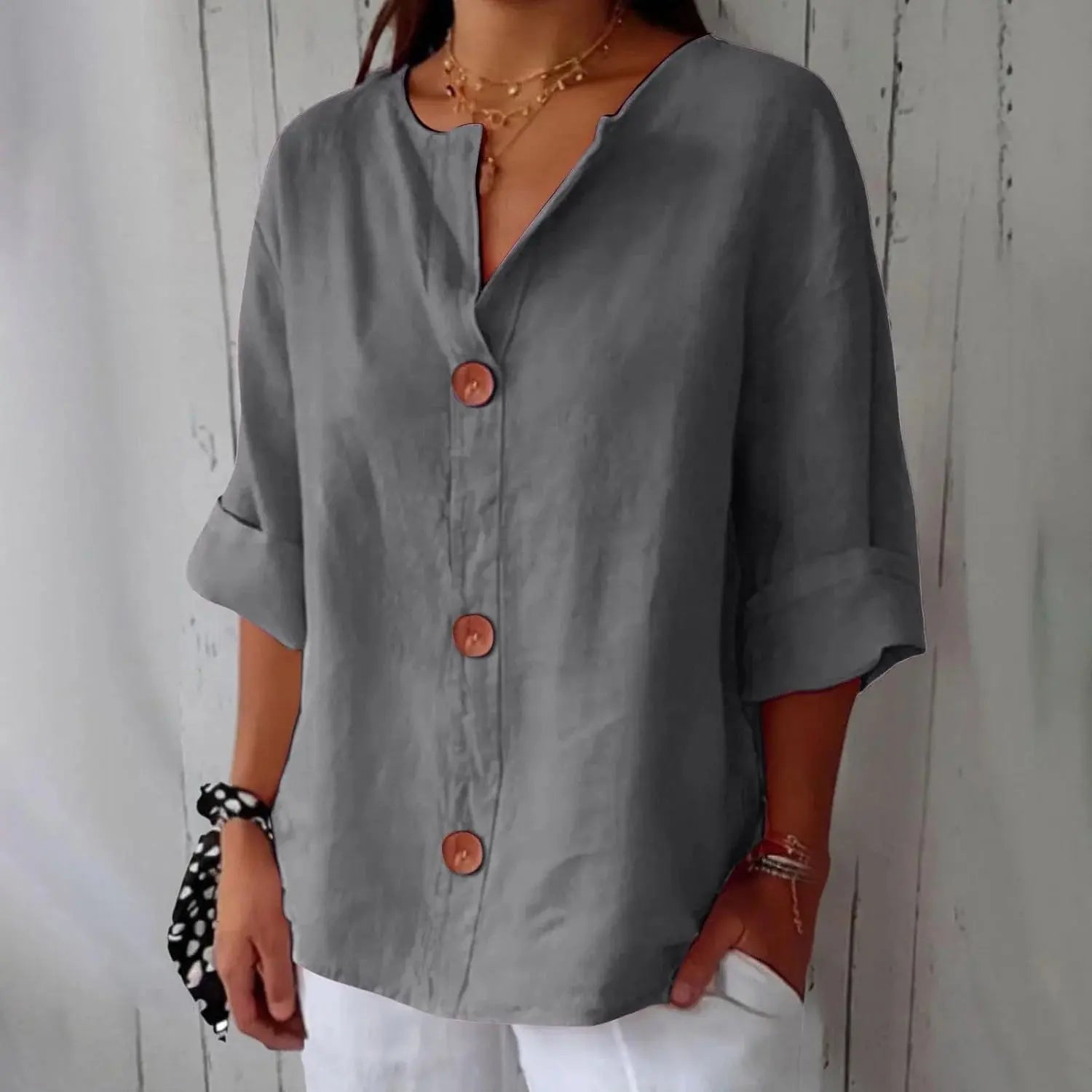 Clara - Løs Bluse