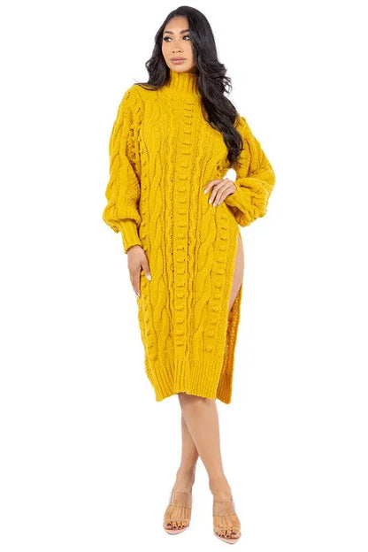 WOMEN FASHION SWEATER DRESS BY CLAUDE