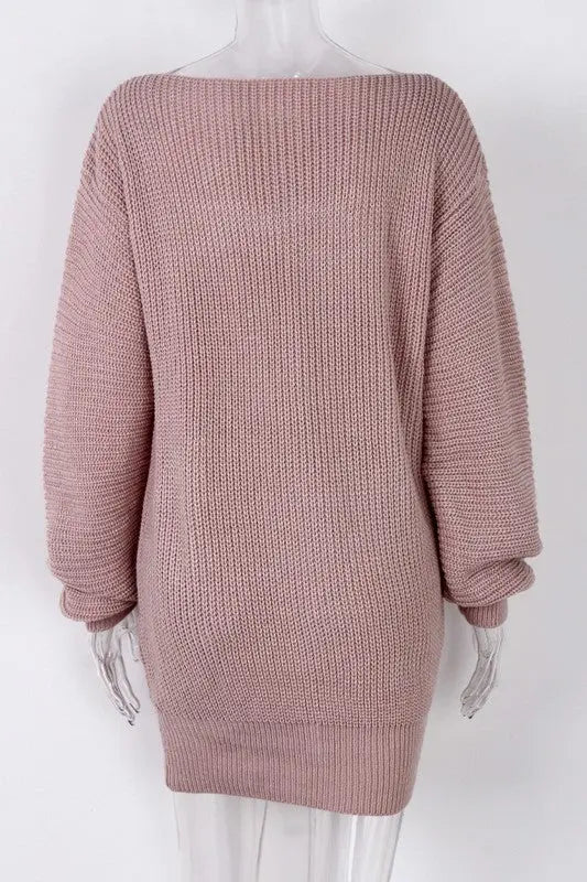 WOMEN FASHION SWEATER DRESS BY CLAUDE