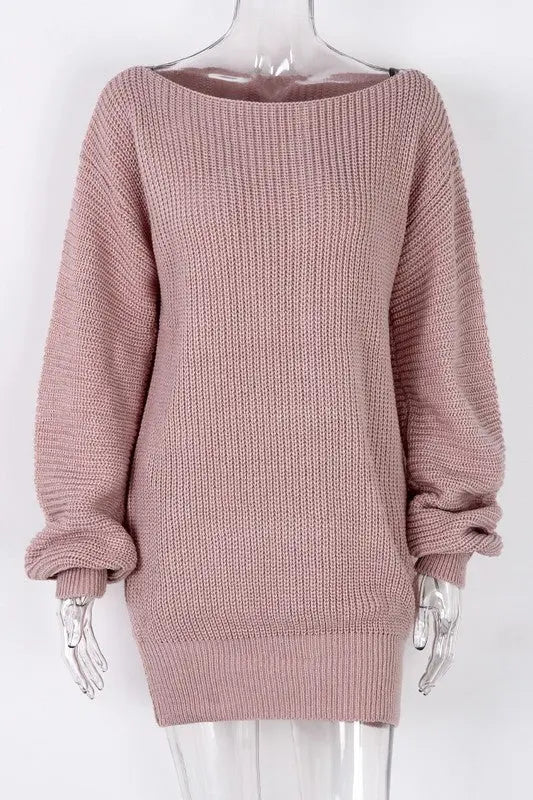 WOMEN FASHION SWEATER DRESS BY CLAUDE