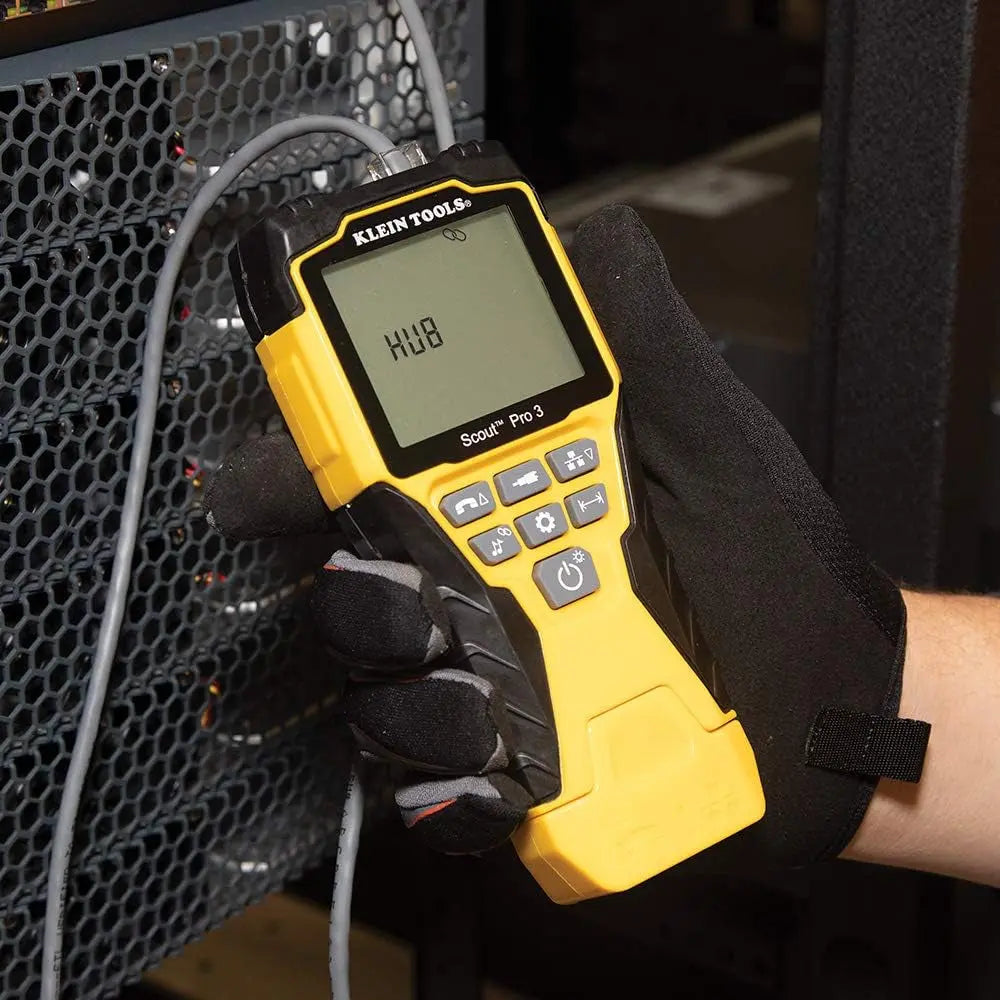 Klein Tools VDV501-851 Cable Tester Kit with Scout Pro 3 for Ethernet / Data, Coax / Video and Phone Cables, 5 Locator Remotes