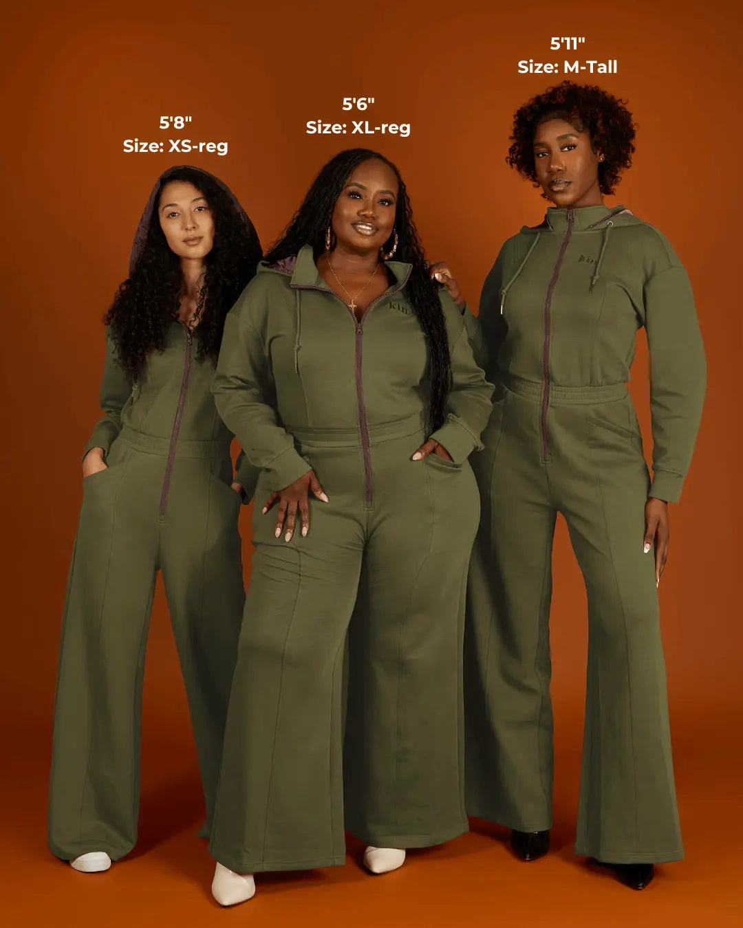 Green Satin Lined Jumpsuit KINApparel