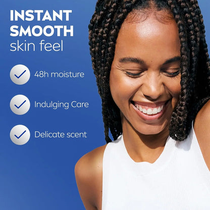 Oil Infused Vanilla and Almond Oil Body Lotion for Women, Fast-Absorbing and Non-Greasy Vanilla Scented Lotion Moisturizes for 48 Hours, 16.9 Fl Oz Pump Bottle, Pack of 3