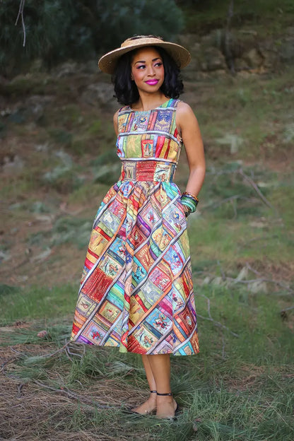 Fairytales Midi Dress Retrolicious