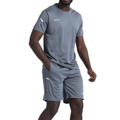 3Pack Men'S Workout Set Gym Clothes Active Shorts Shirt Set for Running Basketball Football and Daily Life,Size S-3XL