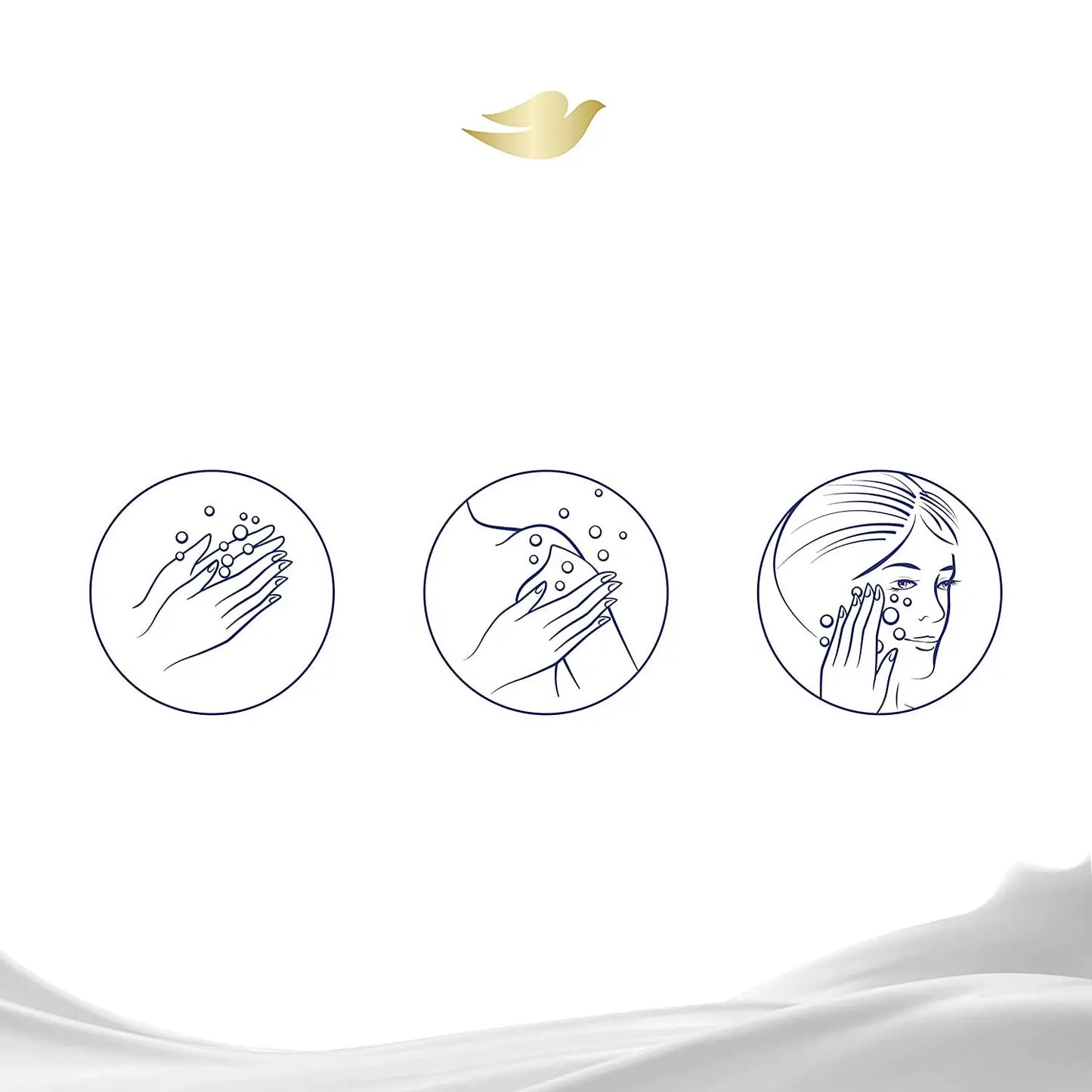Dove Beauty Bar More Moisturizing than Bar Soap Gentle Exfoliating with Mild Cleanser for Softer and Smoother Skin 3.75 Oz Pack of 14
