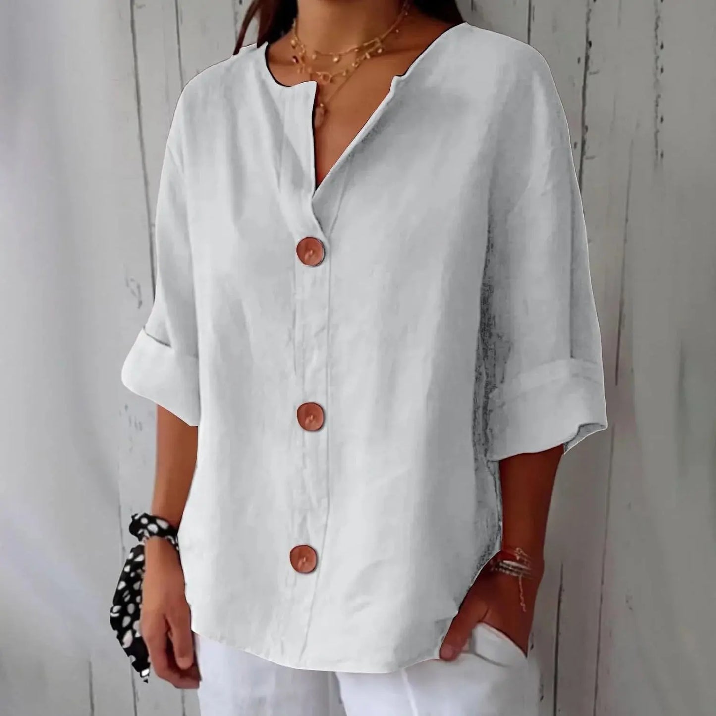 Clara - Løs Bluse
