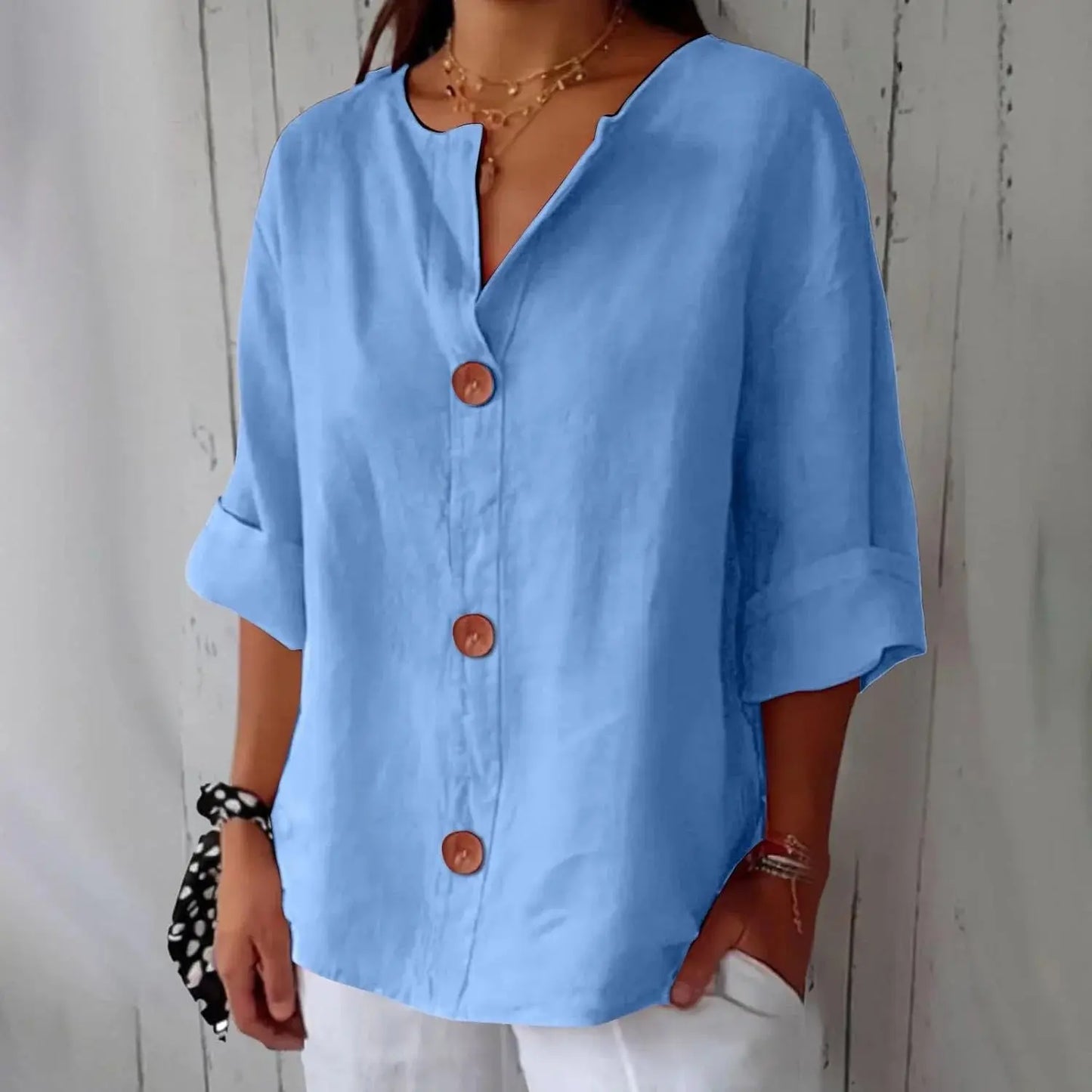 Clara - Løs Bluse