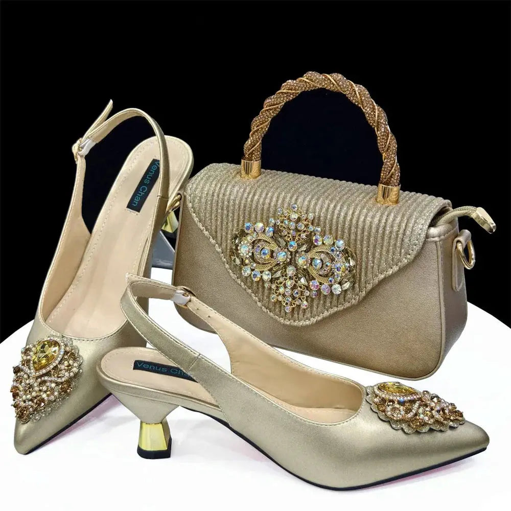 Italian Shoe and Bag Set New HAS1-27 EdleessFashion