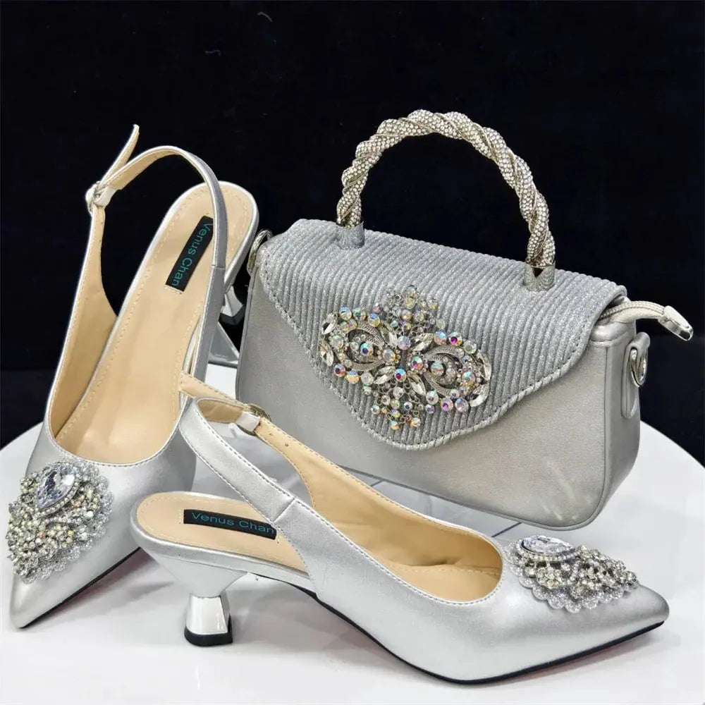 Italian Shoe and Bag Set New HAS1-27 EdleessFashion
