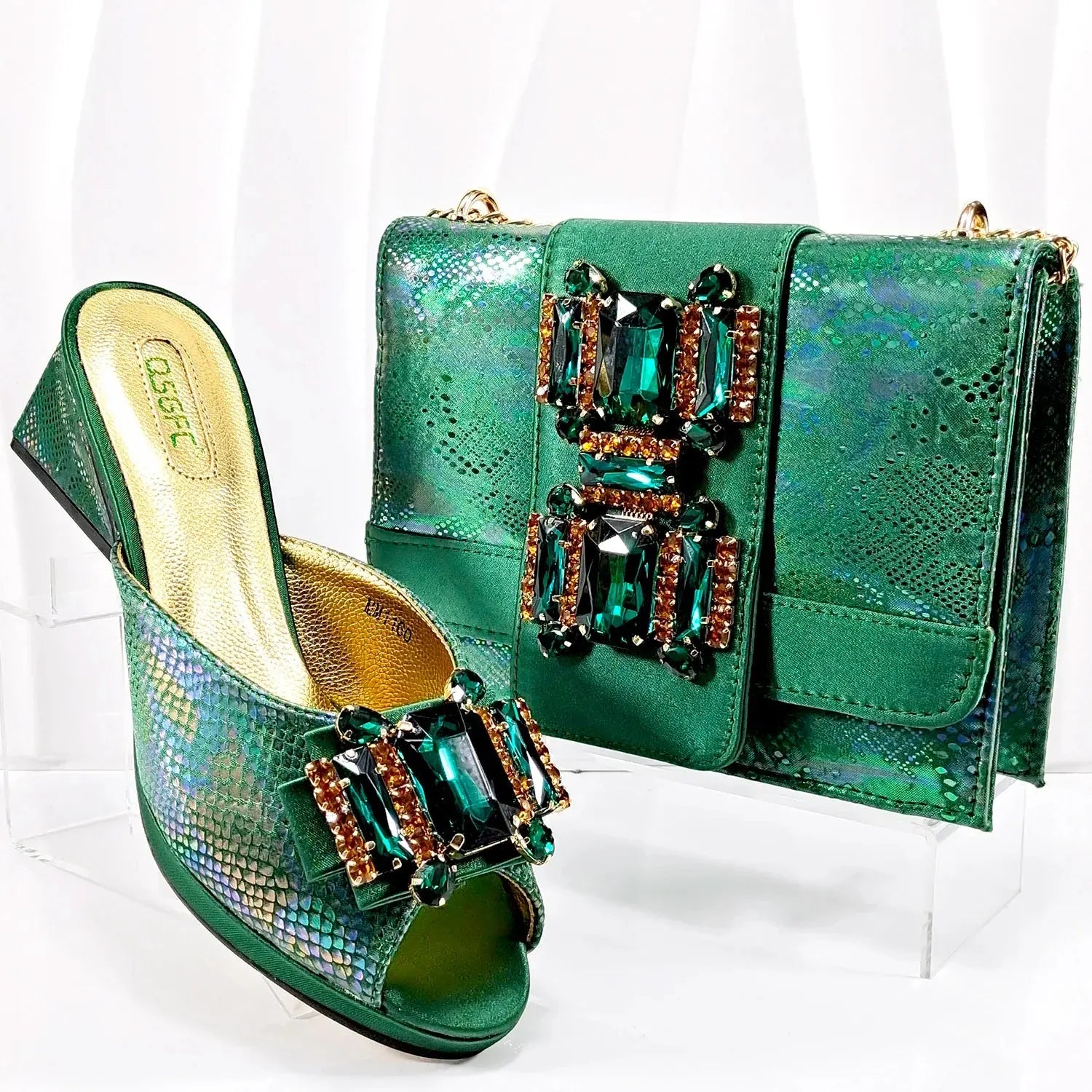 Shoes And Bag Matching Set For Party HAA1-9 EdleessFashion