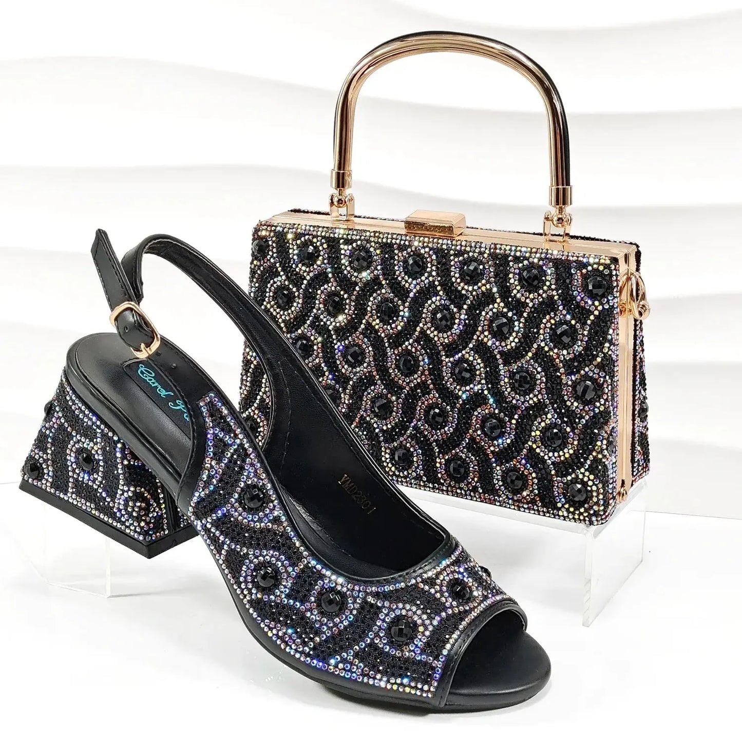 Italian Shoe and Bag Set New HMPE1-24 EdleessFashion