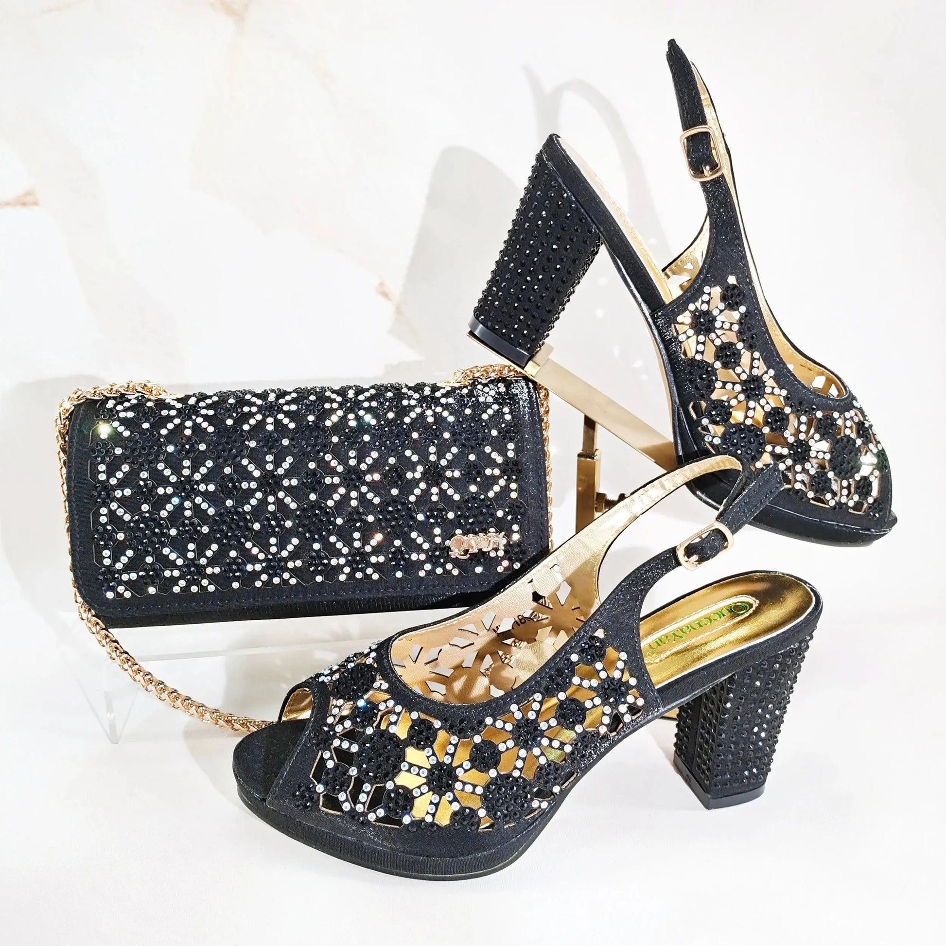 Italian Shoes And Bag Sets HG1-1 EdleessFashion