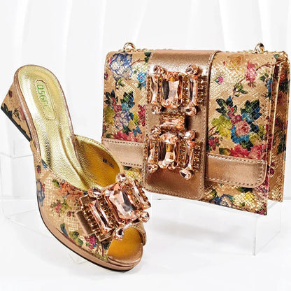 Shoes And Bag Matching Set For Party HAA1-9 EdleessFashion
