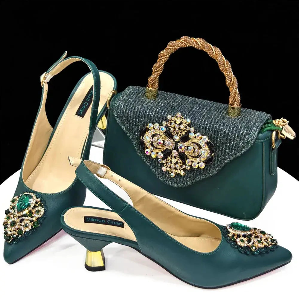Italian Shoe and Bag Set New HAS1-27 EdleessFashion
