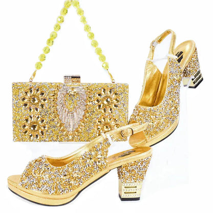 Italian Shoes And Bag Sets HJK1-26 EdleessFashion