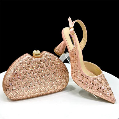 Elegant Italian Design Women's Shoes and Bag Set EDS45 EdleessFashion