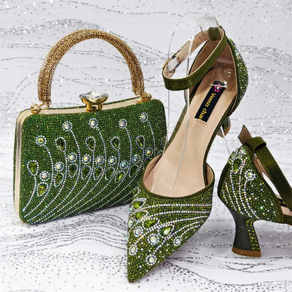 Italian Shoes And Bag Sets HZ1-1 EdleessFashion