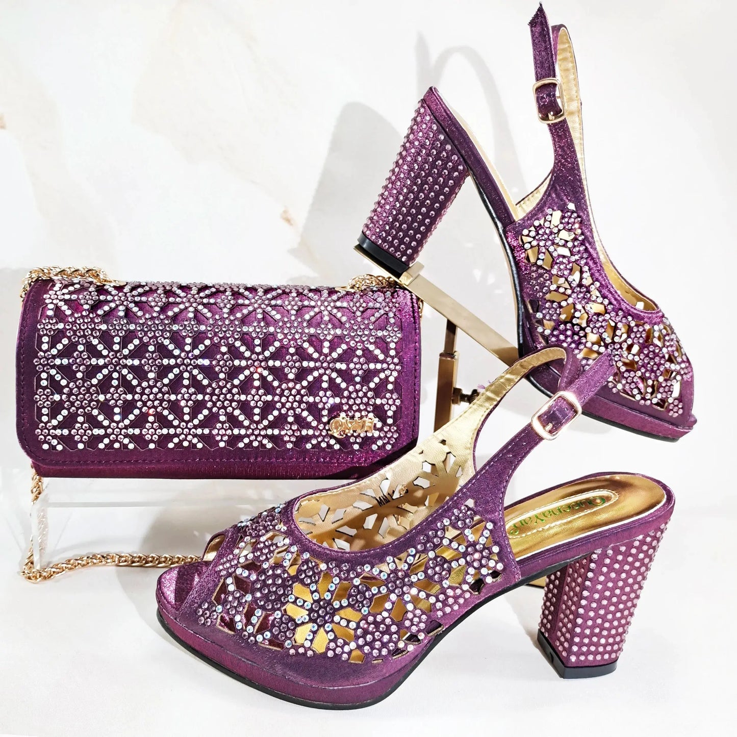 Italian Shoes And Bag Sets HG1-1 EdleessFashion