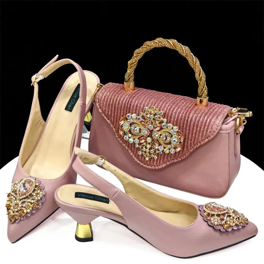 Italian Shoe and Bag Set New HAS1-27 EdleessFashion