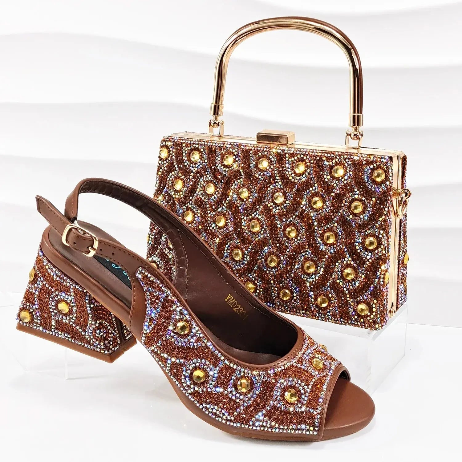 Italian Shoe and Bag Set New HMPE1-24 EdleessFashion