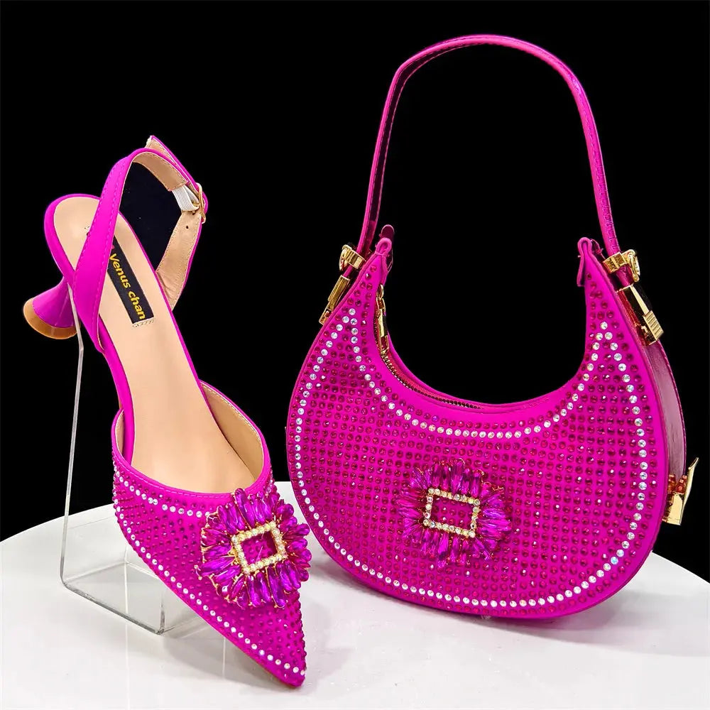 Italian Shoes And Bag Sets EDG1-21 EdleessFashion