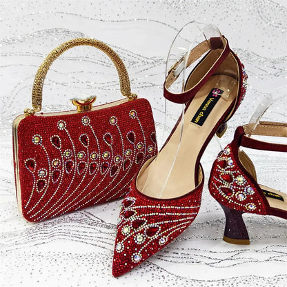 Italian Shoes And Bag Sets HZ1-1 EdleessFashion
