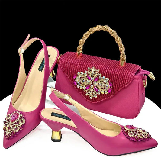 Italian Shoe and Bag Set New HAS1-27 EdleessFashion
