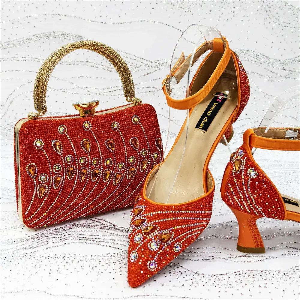 Italian Shoes And Bag Sets HZ1-1 EdleessFashion