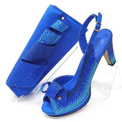 Latest Italian African Shoes And Bag Sets ED117 EdleessFashion