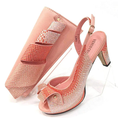 Latest Italian African Shoes And Bag Sets ED117 EdleessFashion