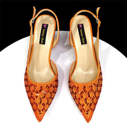 Elegant Italian Design Women's Shoes and Bag Set EDS45 EdleessFashion