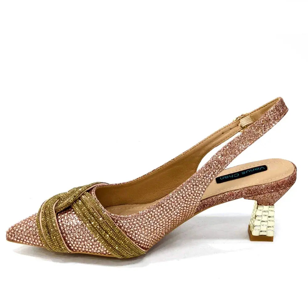 Women's Shoes and Bag Set with Rhinestone ED129 EdleessFashion