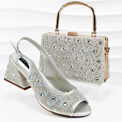 Italian Shoe and Bag Set New HMPE1-24 EdleessFashion