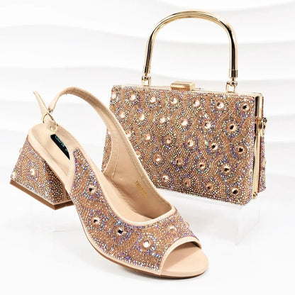 Italian Shoe and Bag Set New HMPE1-24 EdleessFashion