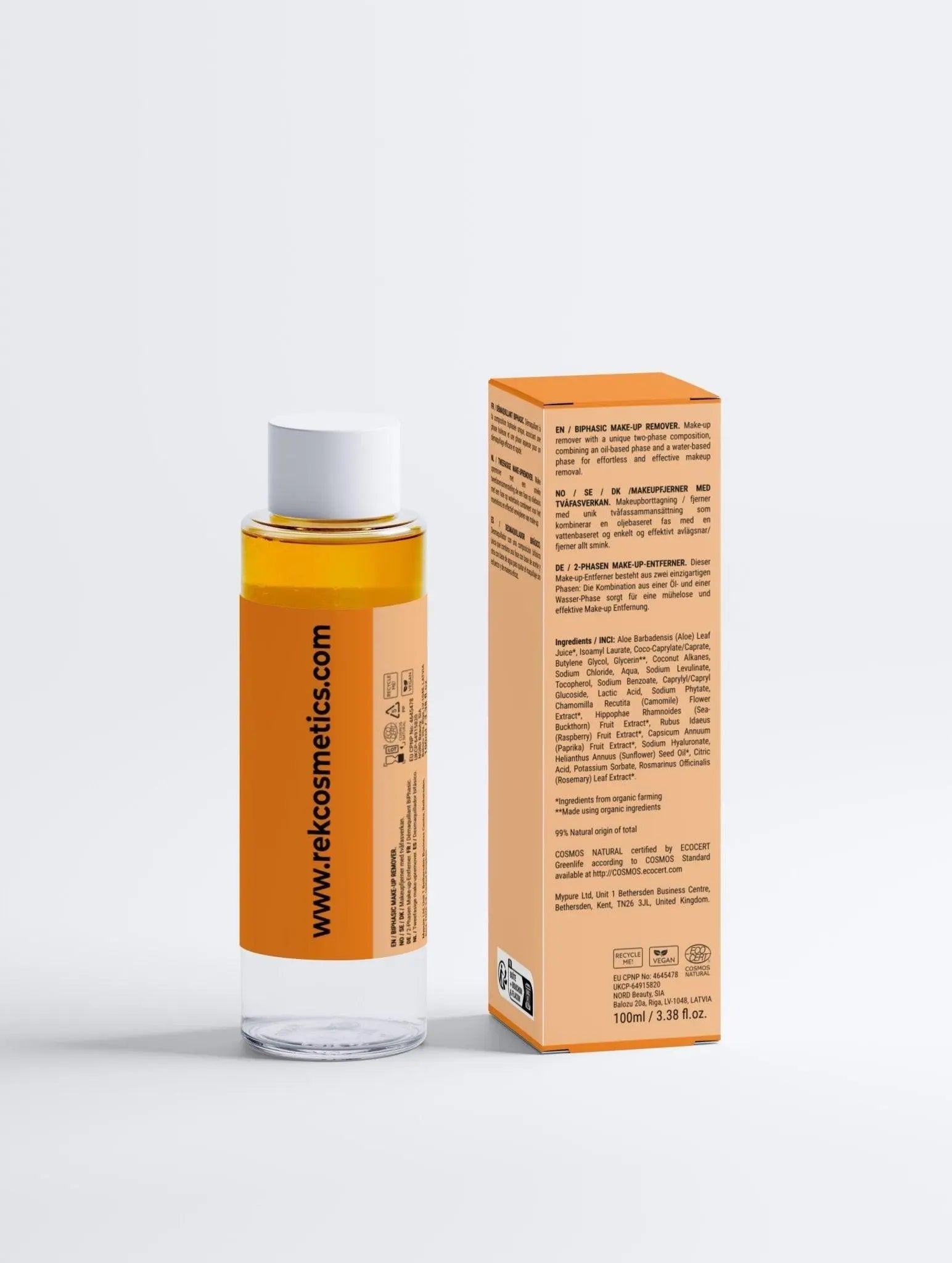 BiPhasic Make-up Remover REK Cosmetics