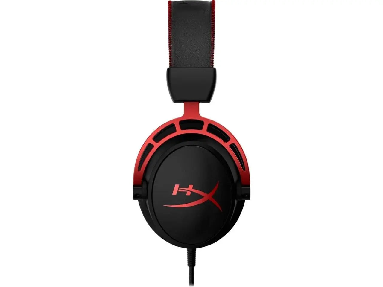Cloud Alpha Wired Over-Ear Gaming Headset, Red